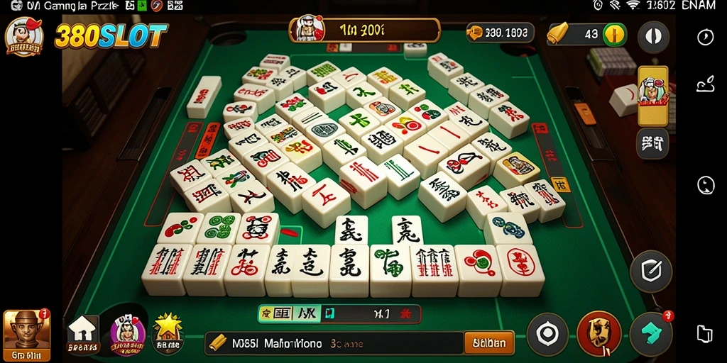 Gambar permainan Mahjong yang menarik dan penuh warna di 380SLOT.