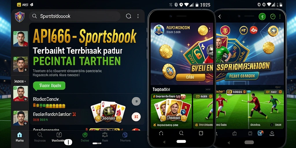 Tampilan screenshot API66 menampilkan berbagai pilihan taruhan olahraga.