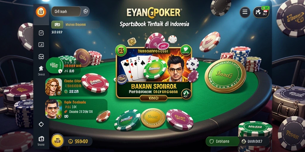 Tampilan gameplay seru dari EYANGPOKER yang penuh aksi.