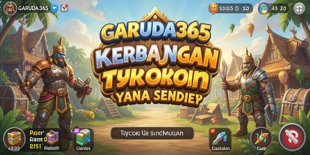 Screenshot utama GARUDA365 memperlihatkan gameplay Tycoon yang menarik.