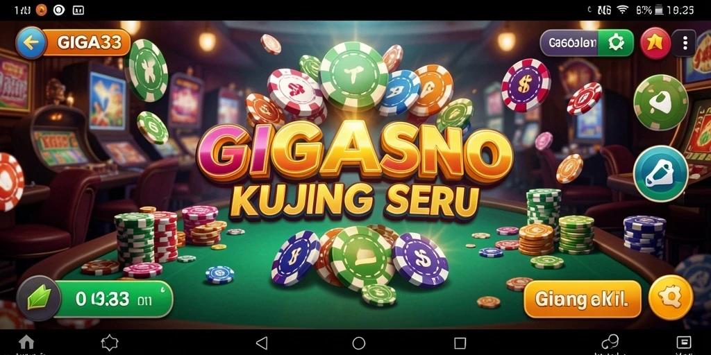 Tampilan gameplay menarik dari GIGA33 yang menawarkan keseruan Kasino.