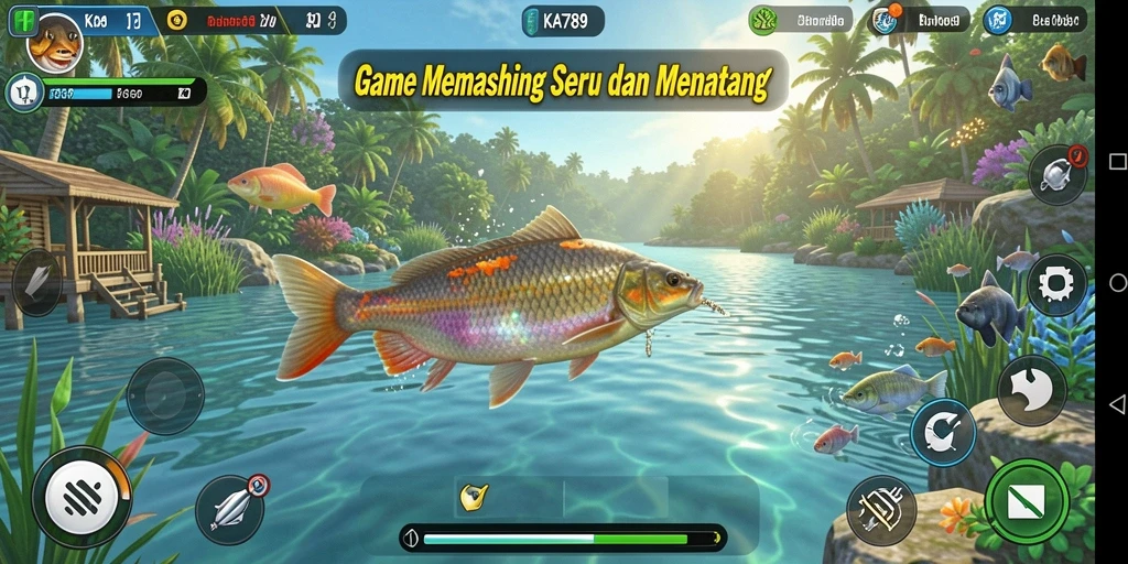 Gameplay KA789 yang menampilkan suasana memancing yang menenangkan.