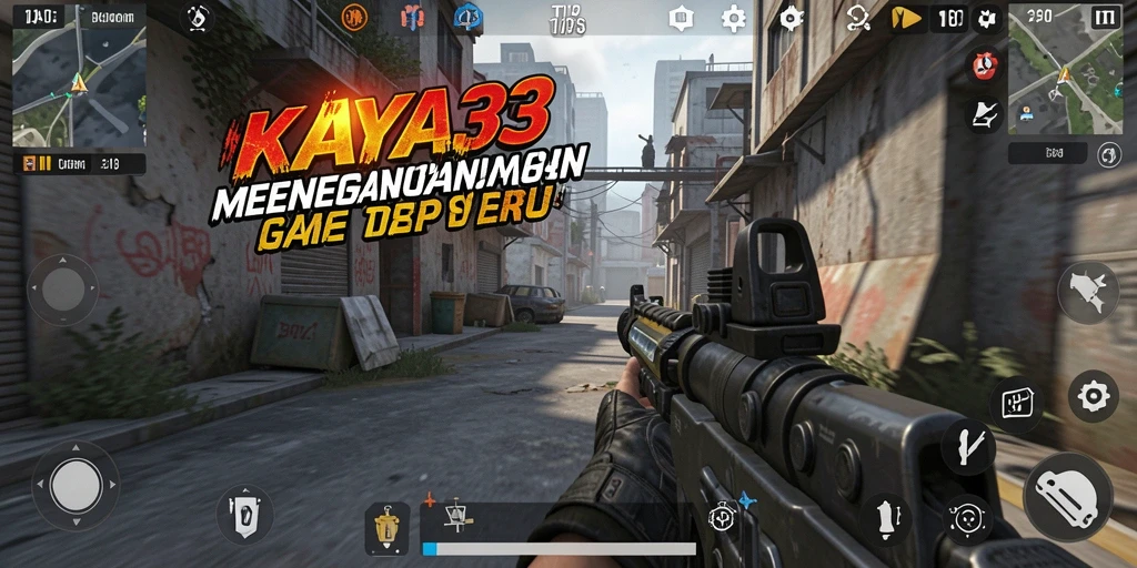 Tangkapan layar gameplay menampilkan aksi intens dalam KAYA33.