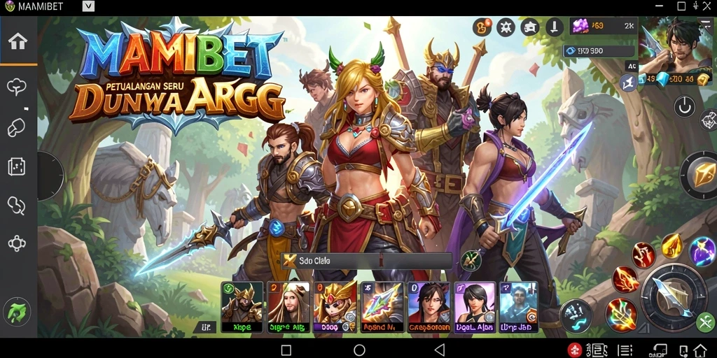 Tampilan gameplay MAMIBET yang seru dan penuh aksi.