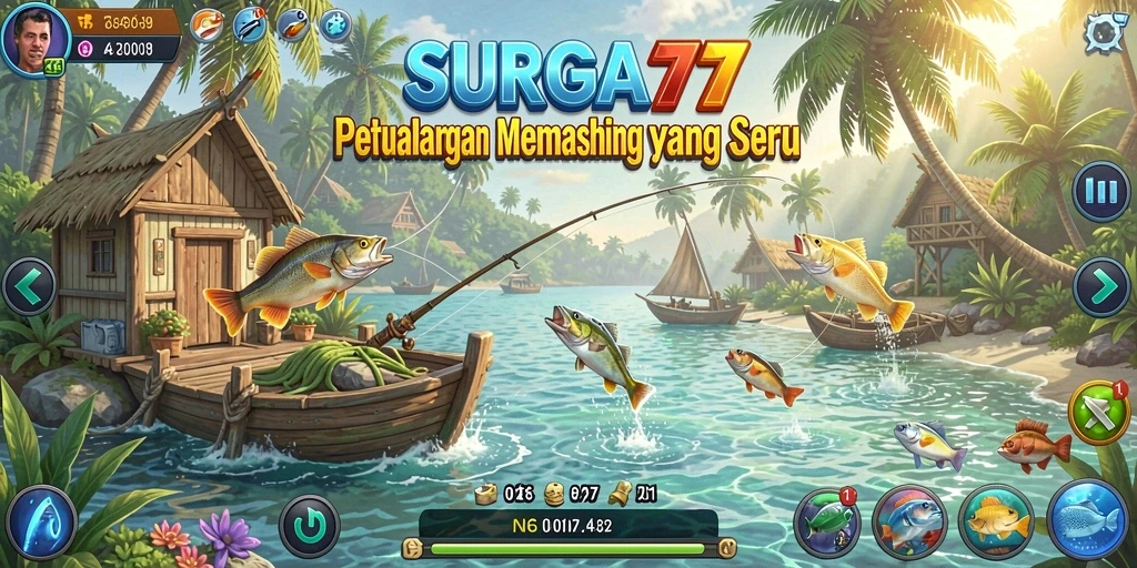 Tangkapan ikan besar di SURGA77 dengan grafik memukau.