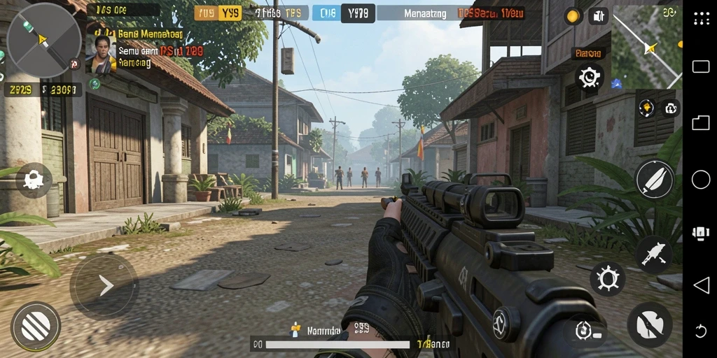 Tampilan gameplay Y89 yang intens dan menarik.
